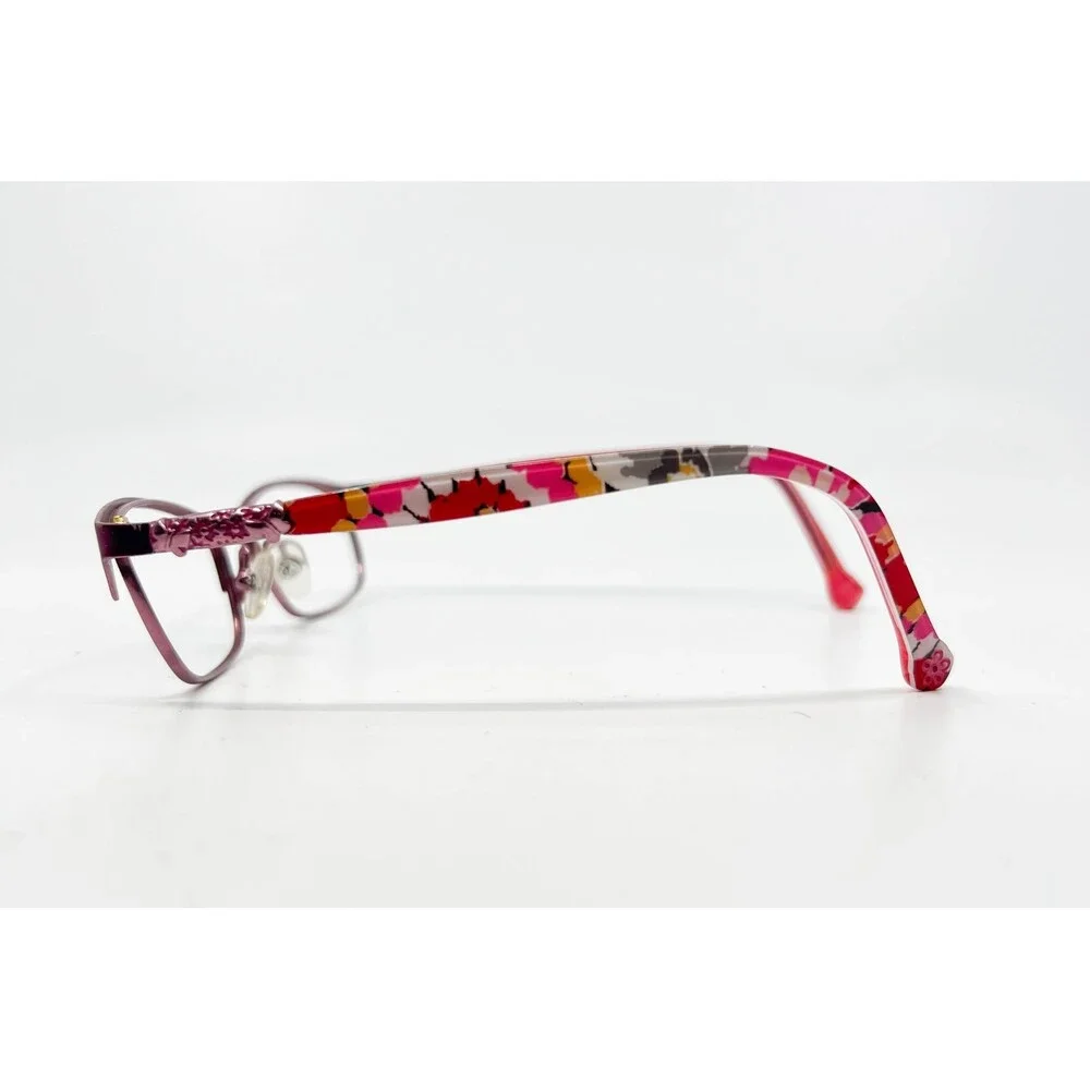 Lilly Pulitzer Eyeglasses Womens Purple Floral Full Rim 50-16-135